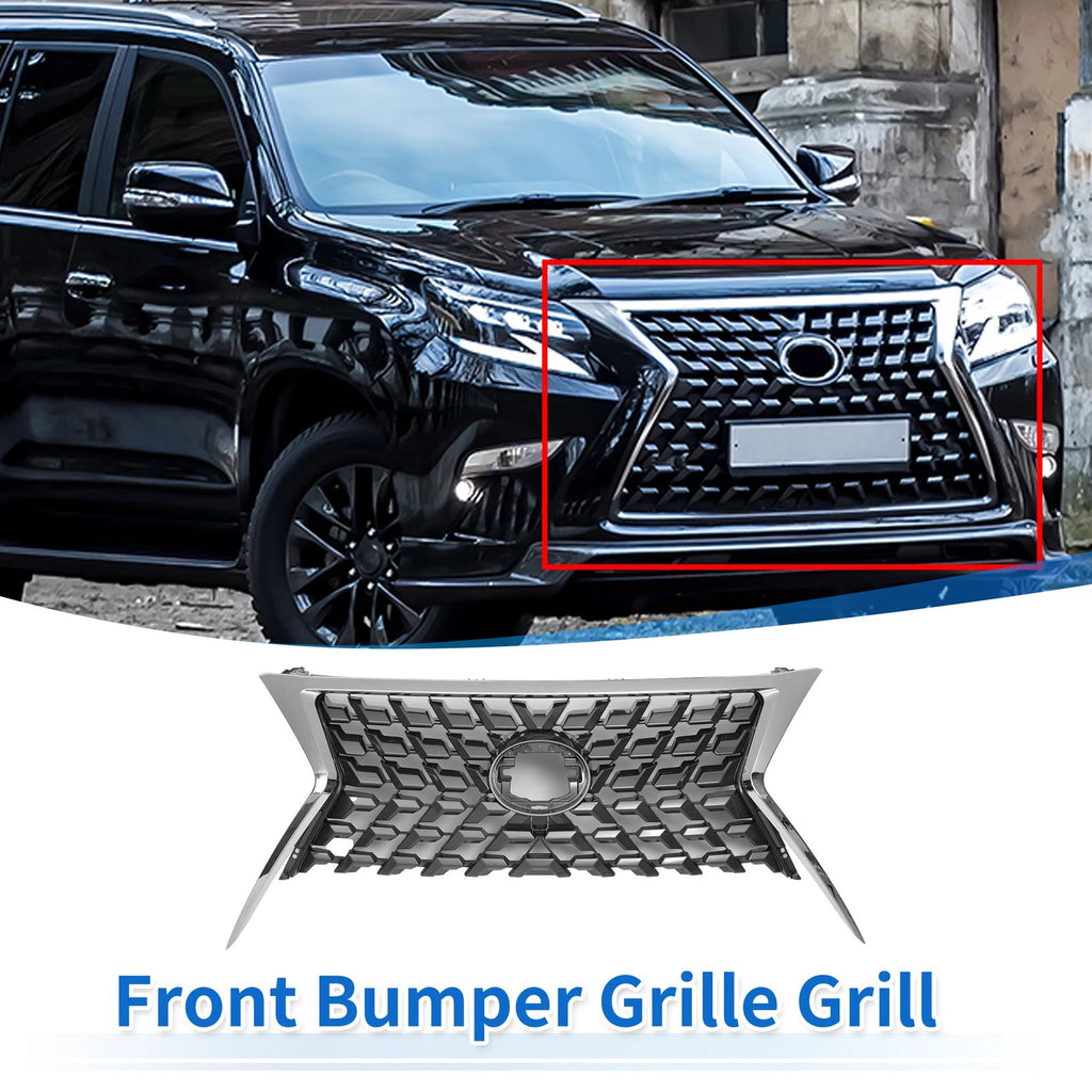 Front Upper Hood Bumper Grille for Lexus GX460 (2014–2022) Chrome
