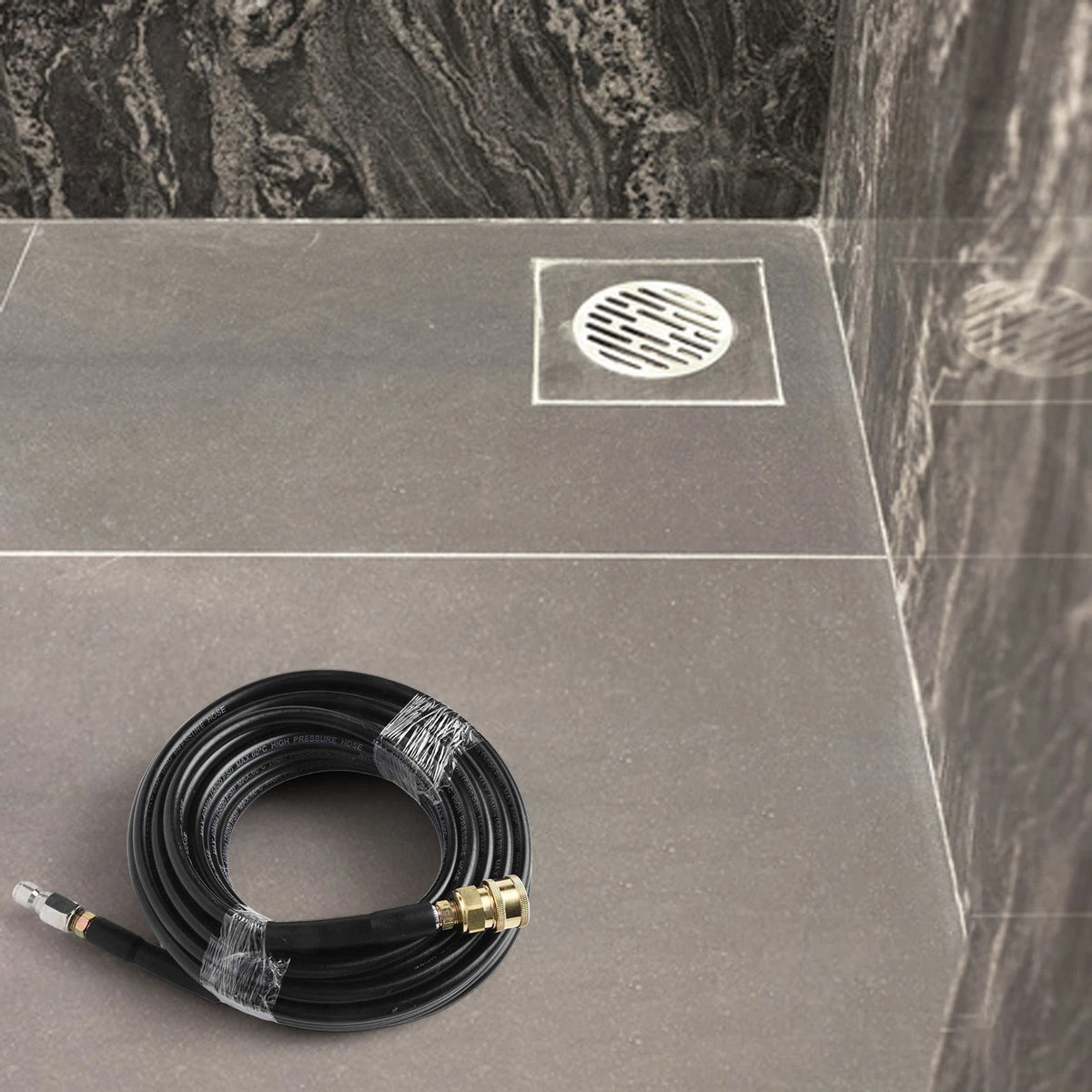 50FT Pressure Washer Hose with Swivel Quick Connect
