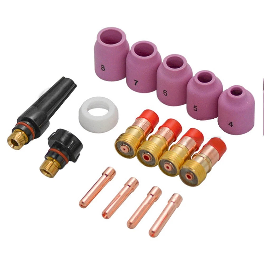 16PCS TIG Welding Torch Accessory Set for WP17 WP18 WP26