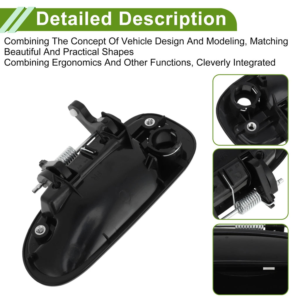 Exterior Door Handle for Honda Civic 1996-2000 Front Right Plastic