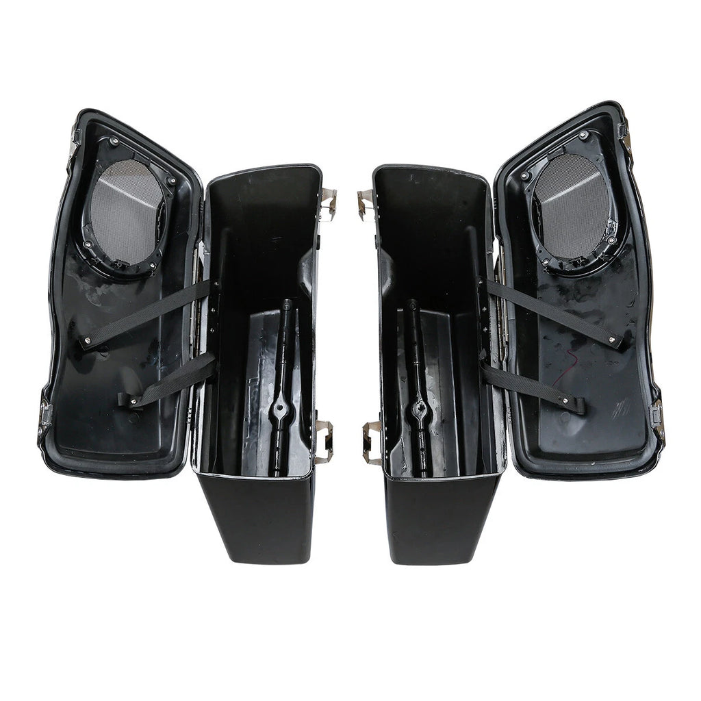 Hard Saddlebag Speaker Lids & Conversion Brackets for Harley Softail (1984–2017)