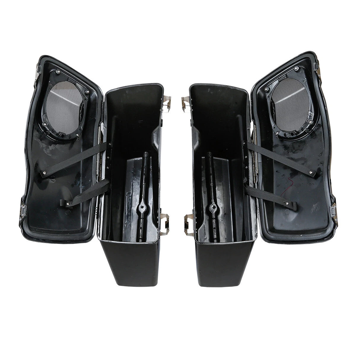 Hard Saddlebag Speaker Lids & Conversion Brackets for Harley Softail (1984–2017)