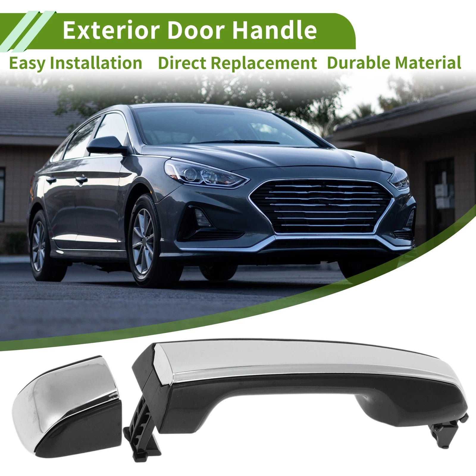 Exterior Door Handle Replacement for Toyota Lexus GX460 4Runner Front Right (2003–2019)