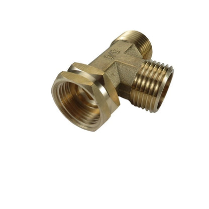 3-Way Swivel Pipe Tee Adapter for GHT Hose Splitter