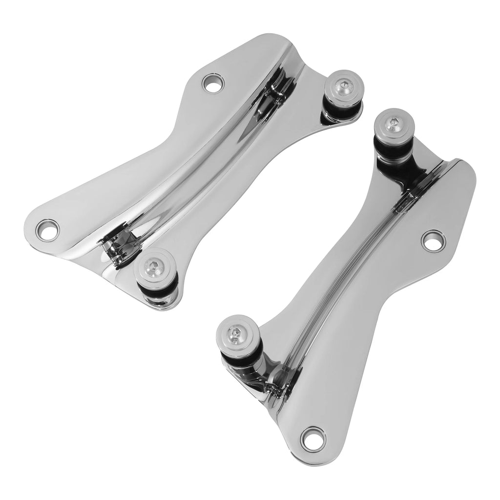 Chrome 4 Point Docking Hardware Kit for Harley Davidson Touring (2014–2026)