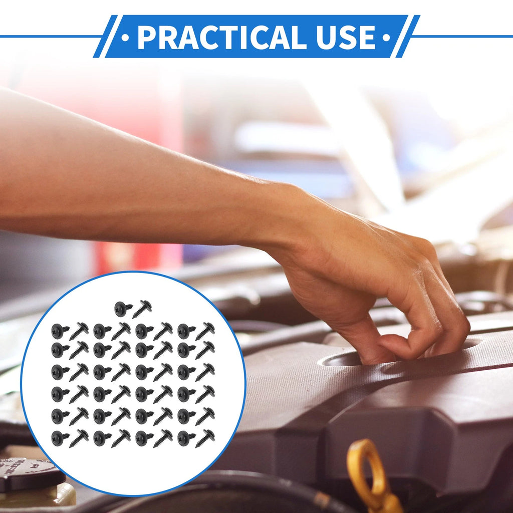 Fender Liner Splash Shield Bumper Cover Screws Kit for Honda Accord (2006–2007)