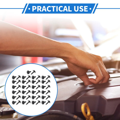 Fender Liner Splash Shield Bumper Cover Screws Kit for Honda Accord (2006–2007)