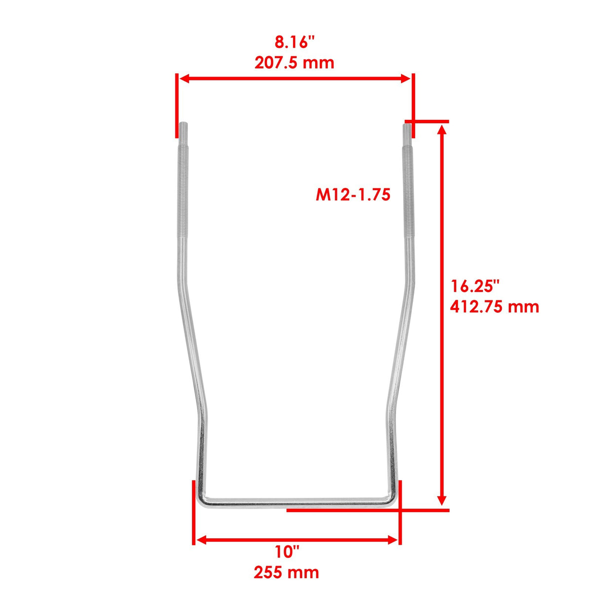 U Bolt Front Draft Arm Replacement for John Deere X300 X300R (2001–2019)