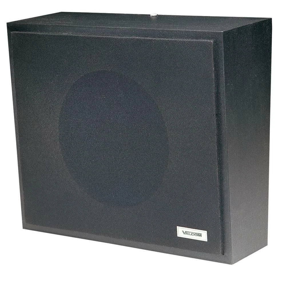 Valcom V-1016-BK Wall Speaker for (1 Watt, Black)