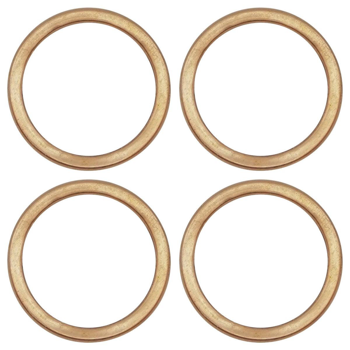 Exhaust Pipe Gaskets 4-Pack for Kawasaki ZX750H Ninja ZX-7 (1989–1990)