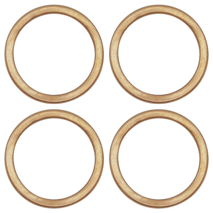 Exhaust Pipe Gaskets 4-Pack for Kawasaki ZX750H Ninja ZX-7 (1989–1990)