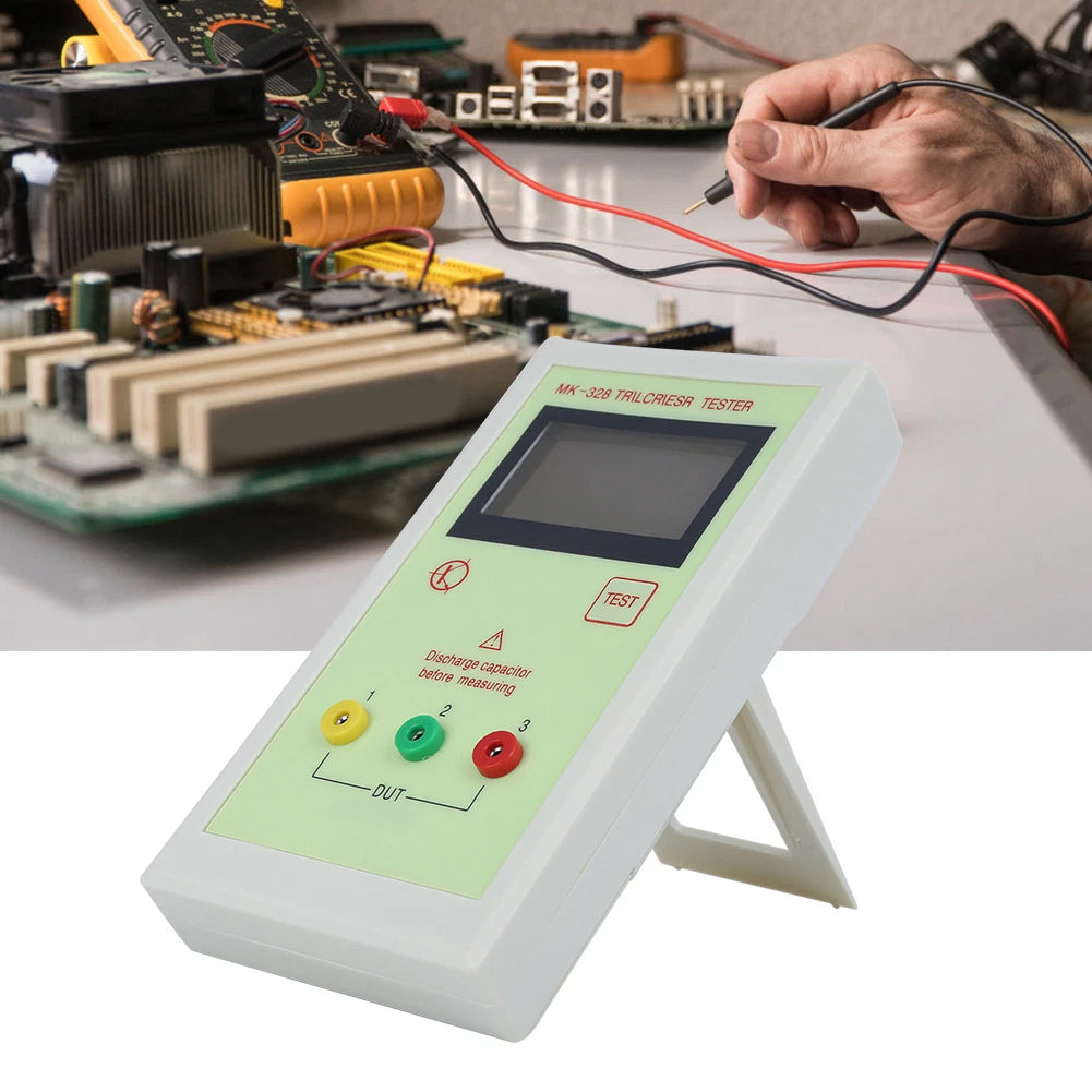 MK-328 Digital LCR Transistor Tester for Hobbyists Engineers Technicians