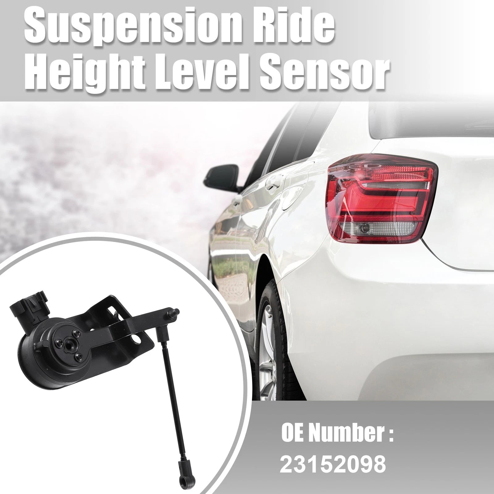 Air Suspension Ride Height Level Sensor Front Left Replacement for Cadillac (2000–2010)