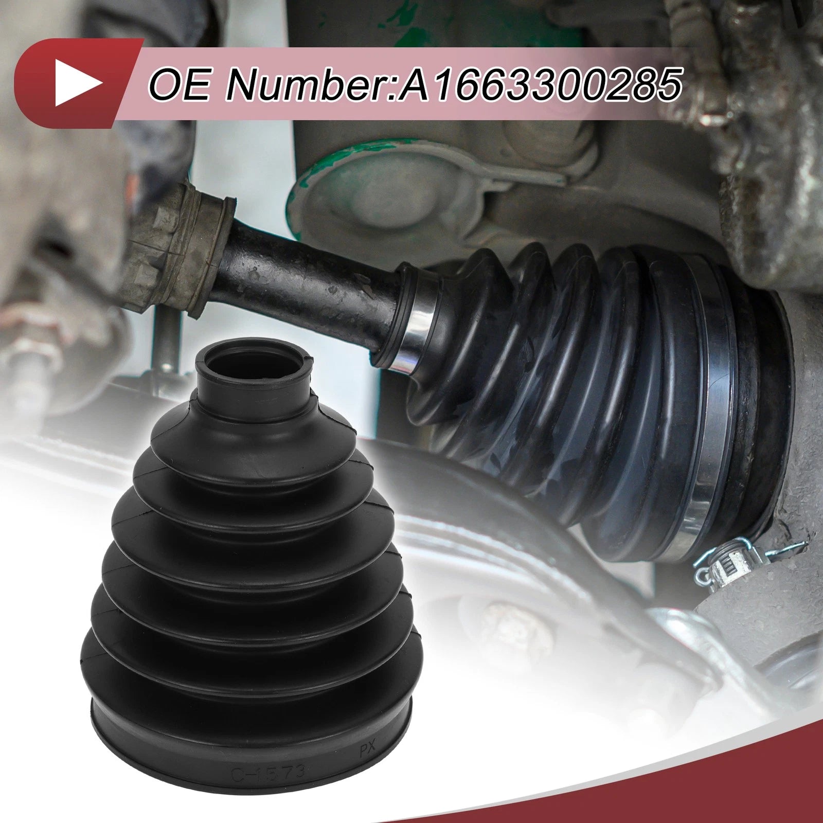Outer CV Joint Boot Kit with Clamps for Mercedes-Benz GL350 (2013–2016)