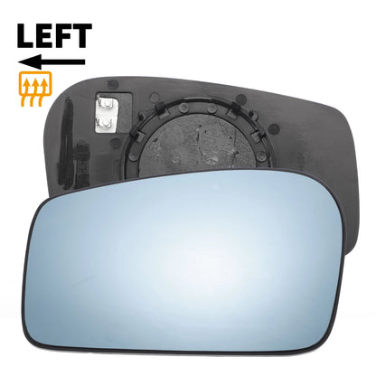 Left Driver Side Heated Convex Blue Mirror Glass for Fiat Ulysse (1994–2002)