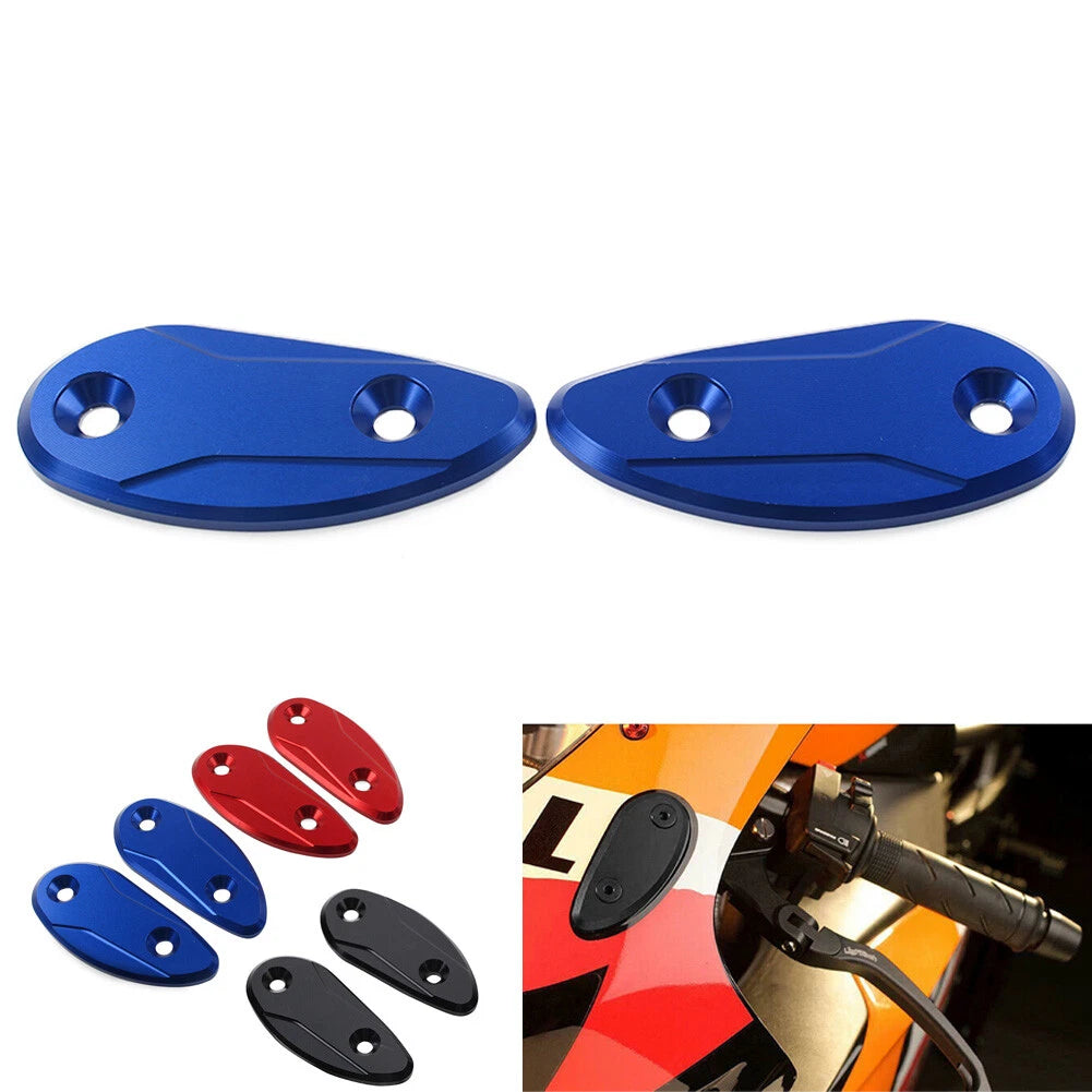 Rearview Mirror Block Off Base Plates for Honda CBR1000RR (2008–2017)