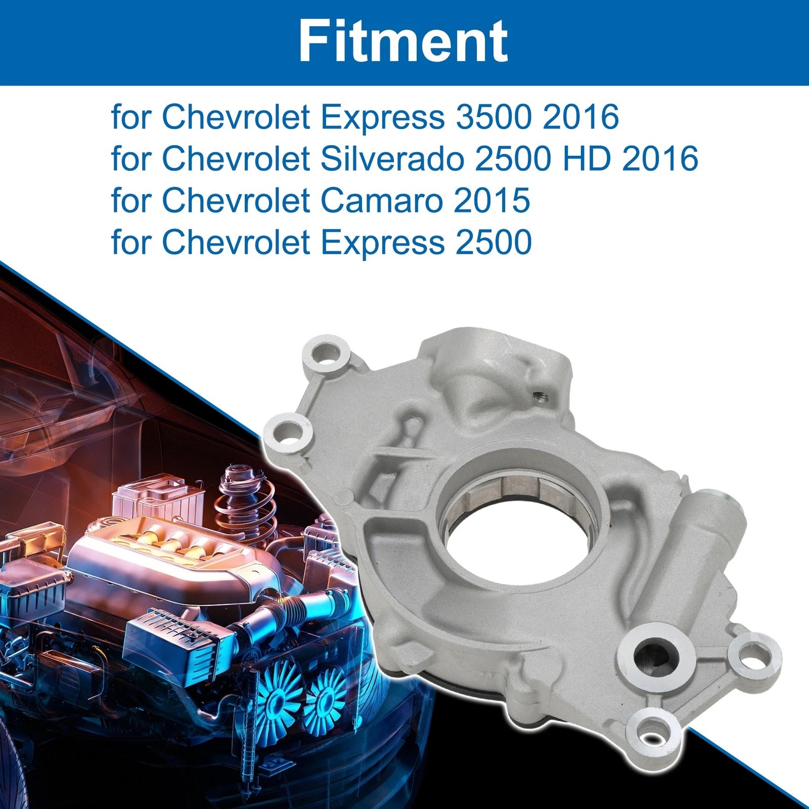 Engine Oil Pump Replacement for Chevrolet Express 3500 (2016–2016)