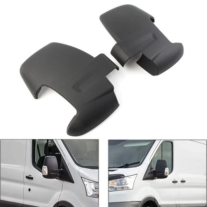 Pair Wing Mirror Covers for Ford Transit MK8 (2014–2021)