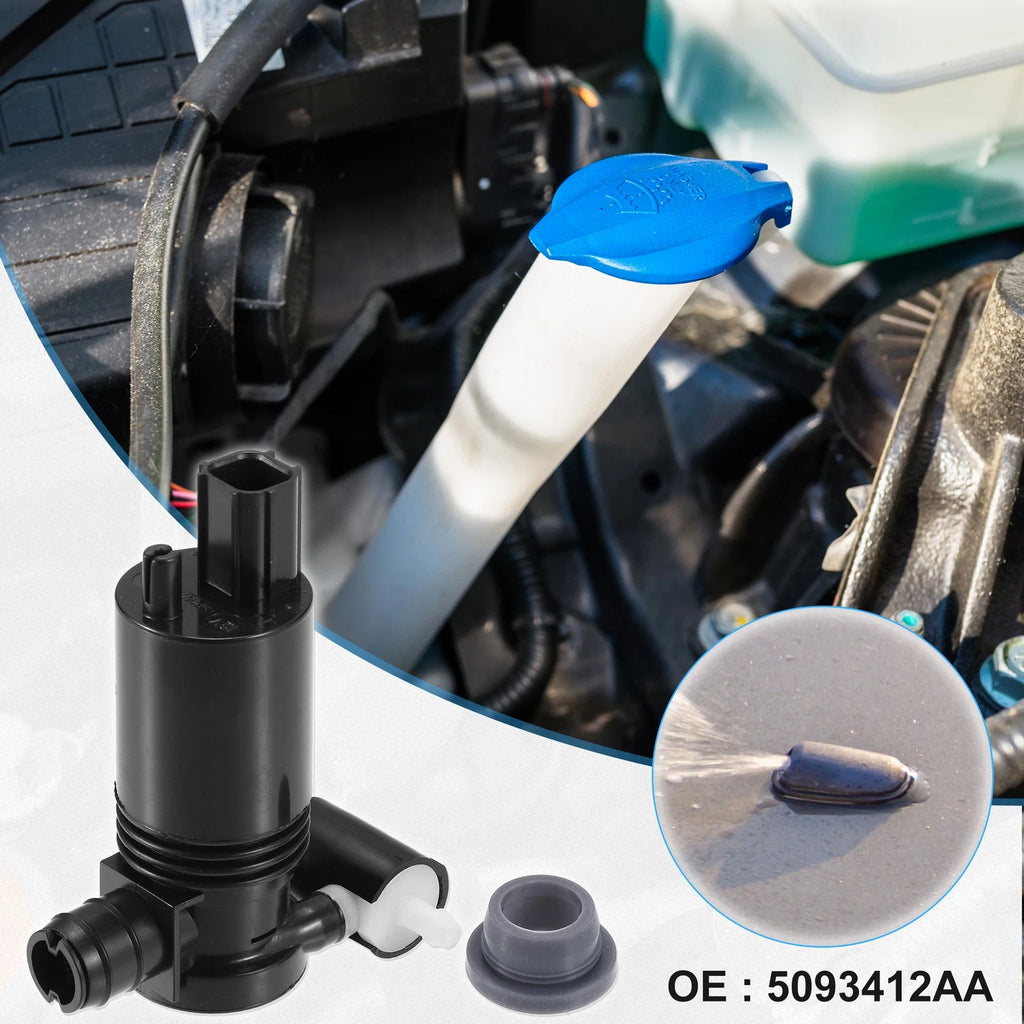 Windshield Washer Pump Motor Replacement for Chrysler PT Cruiser (2001–2010)