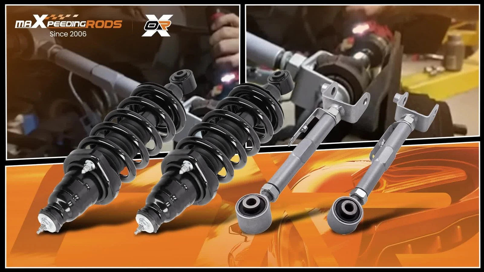 Adjustable Rear Camber Control Arms Kit for Honda Element (2003–2011)
