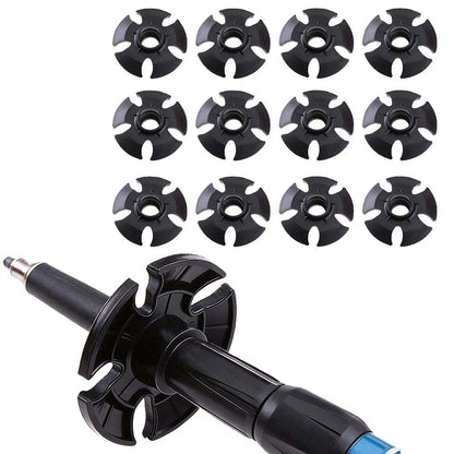12 Pcs Lightweight Hiking Pole Snow Protectors for Trekking Poles