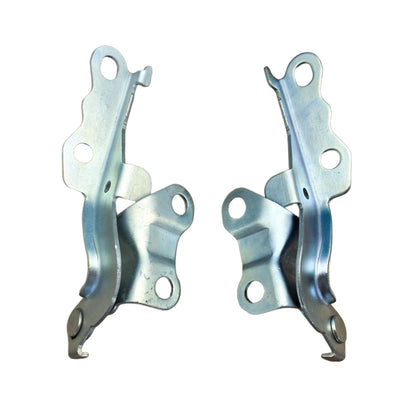 Hood Hinge Pair for Toyota Hilux (2005–2014) - Silver Metal