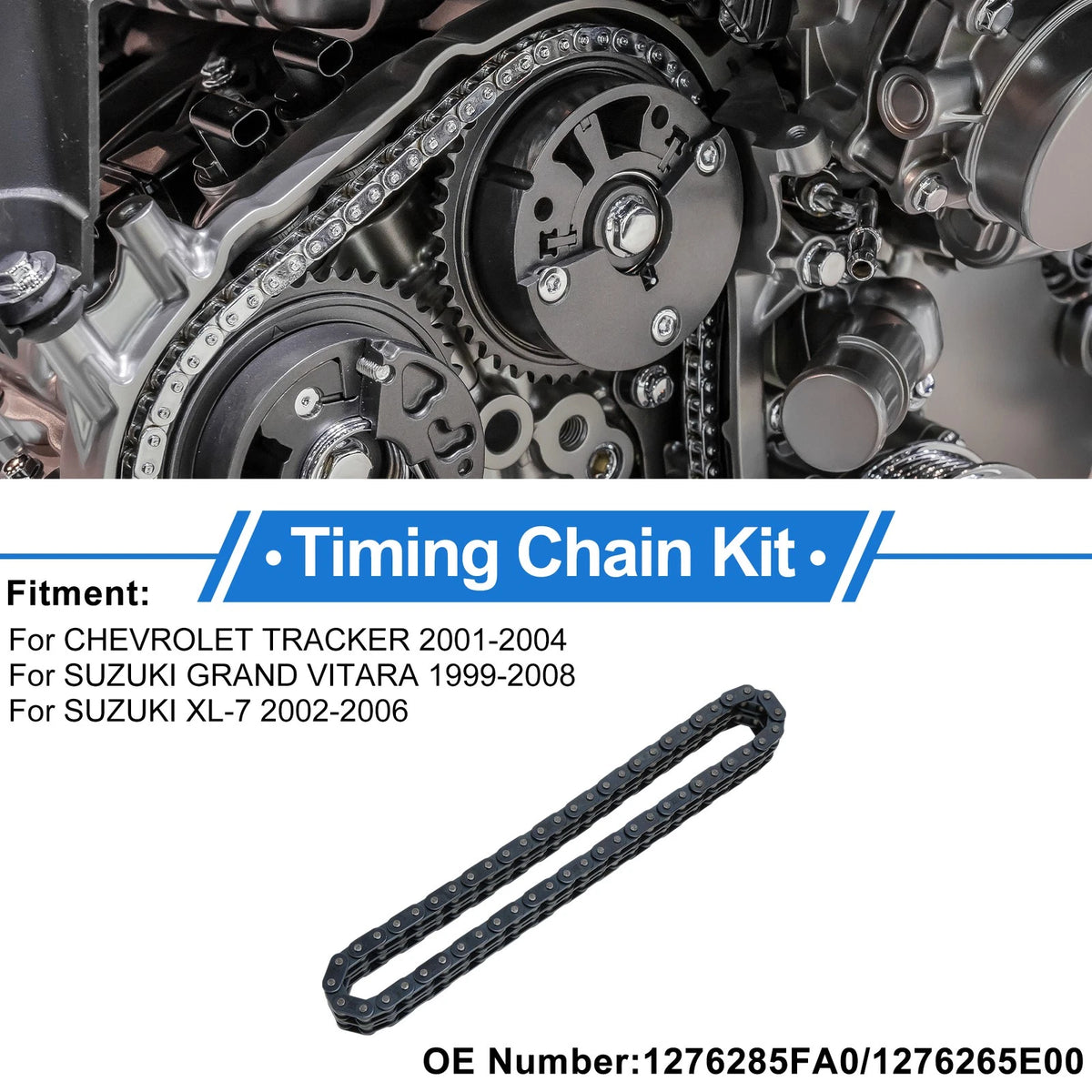 Timing Chain Kit for Chevrolet Tracker (2001–2004) No. 1276285FA0/1276265E00