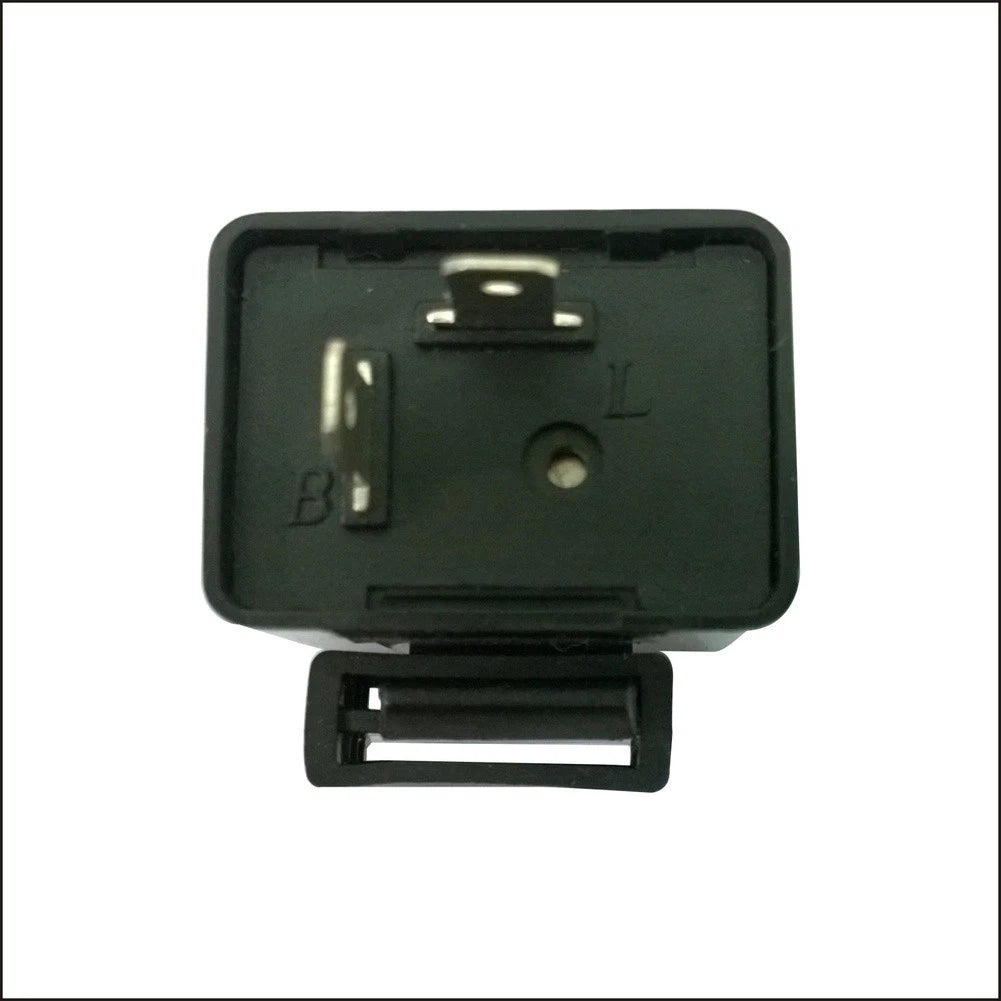 2 Pin LED Flasher Relay for Turn Signal Repair (6-12V Compatibility)