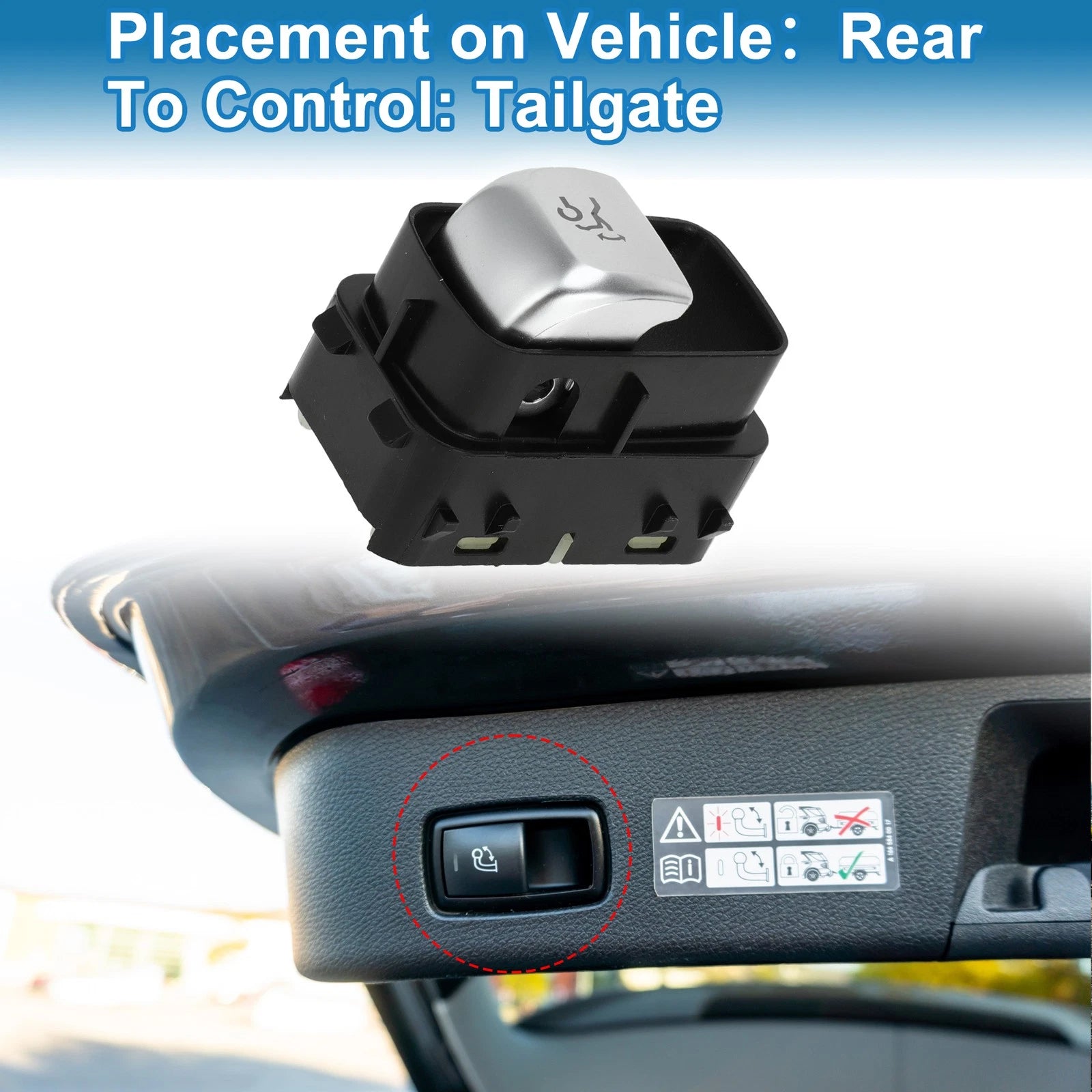 Trunk Release Switch Replacement for Mercedes-Benz E300 (2017–2019)