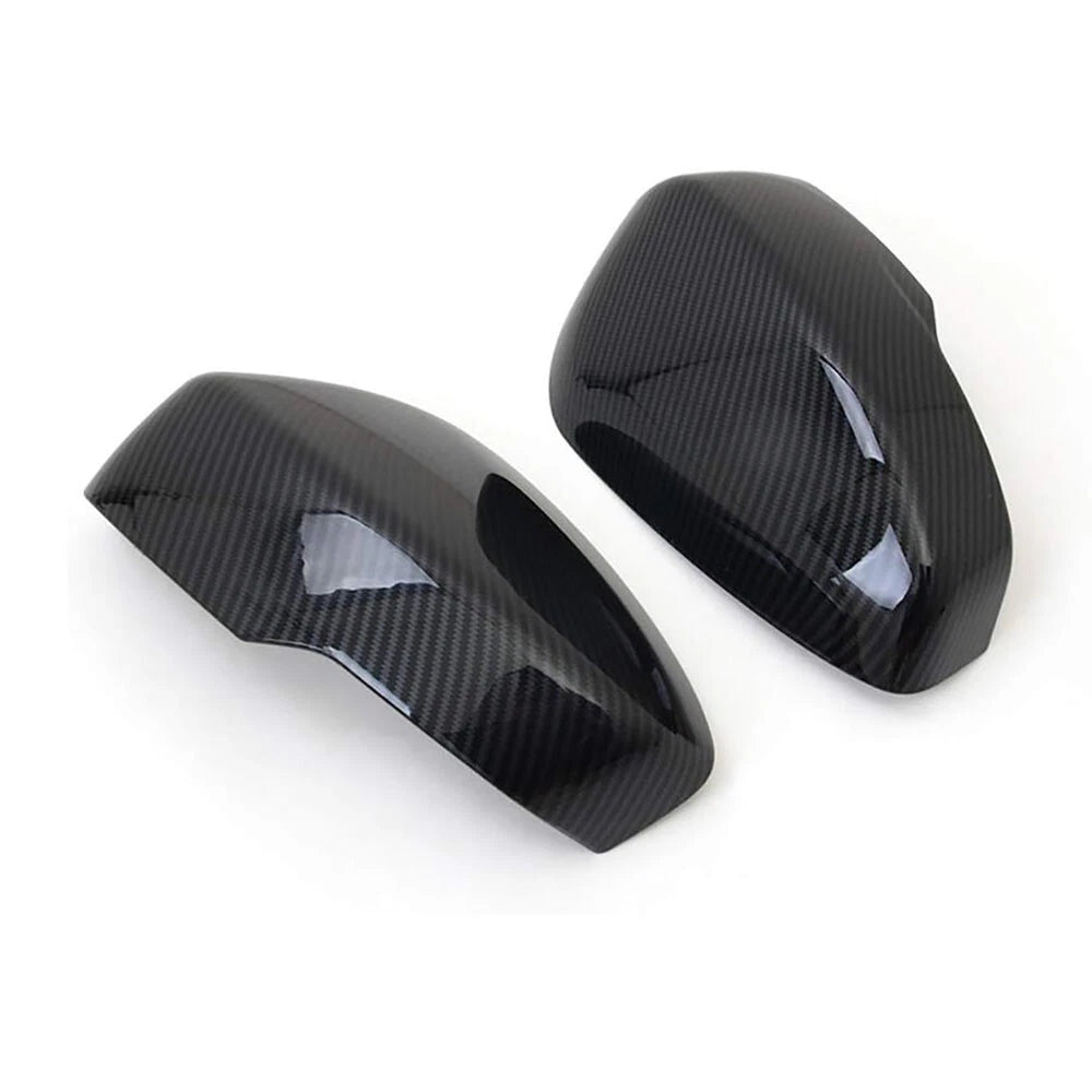 Carbon Fiber Style Wing Mirror Cover Trim For Mitsubishi Eclipse Cross 2018-2023
