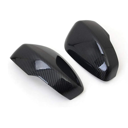 Carbon Fiber Style Wing Mirror Cover Trim For Mitsubishi Eclipse Cross 2018-2023