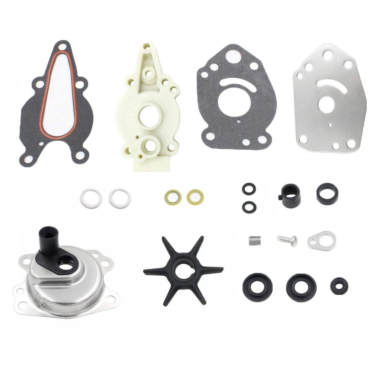 Water Pump Impeller Kit for Mercury 8 9.9 10 15 HP Outboard Motors (47-42089A5)