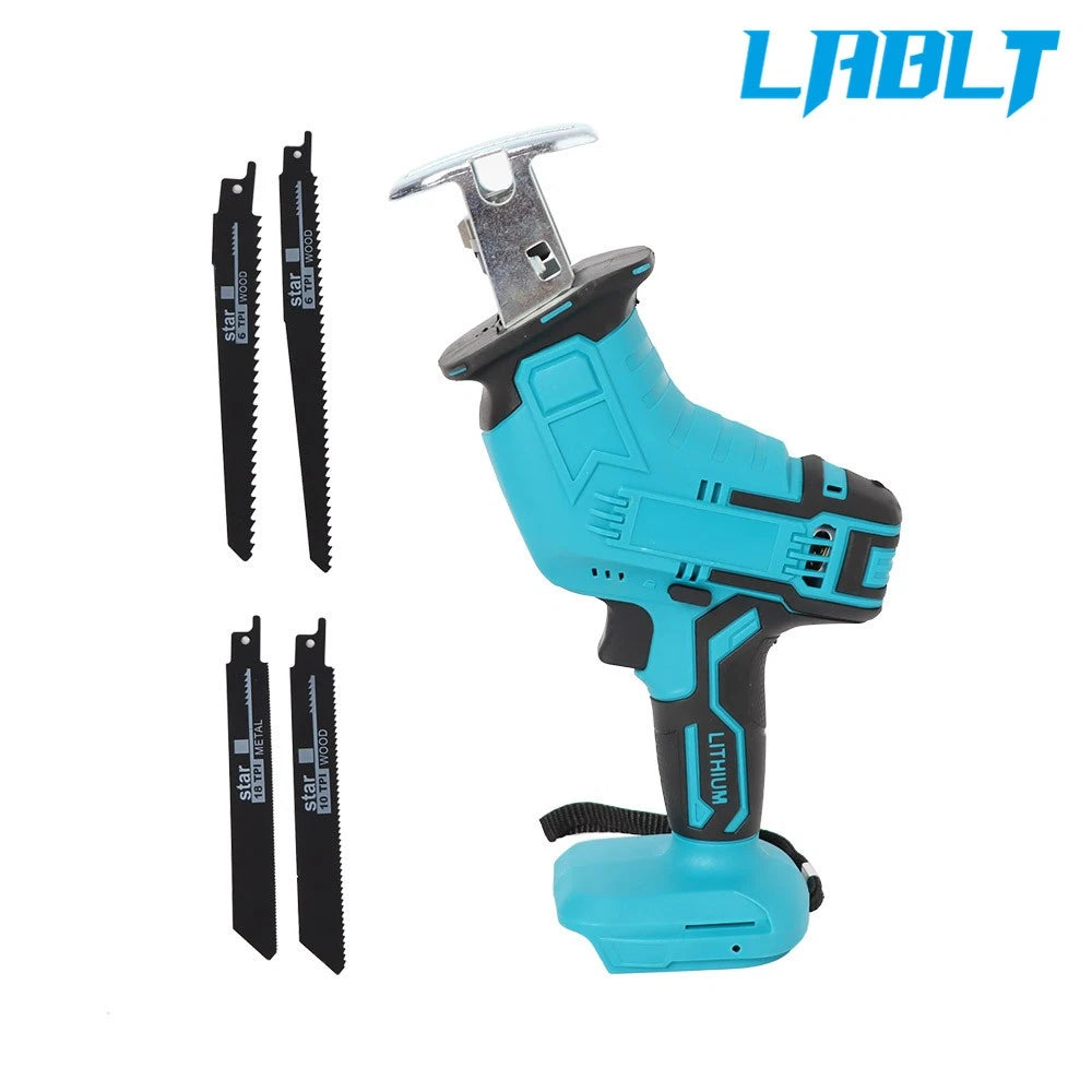 4 Blade Cordless Electric Reciprocating Saw Cutting Tool