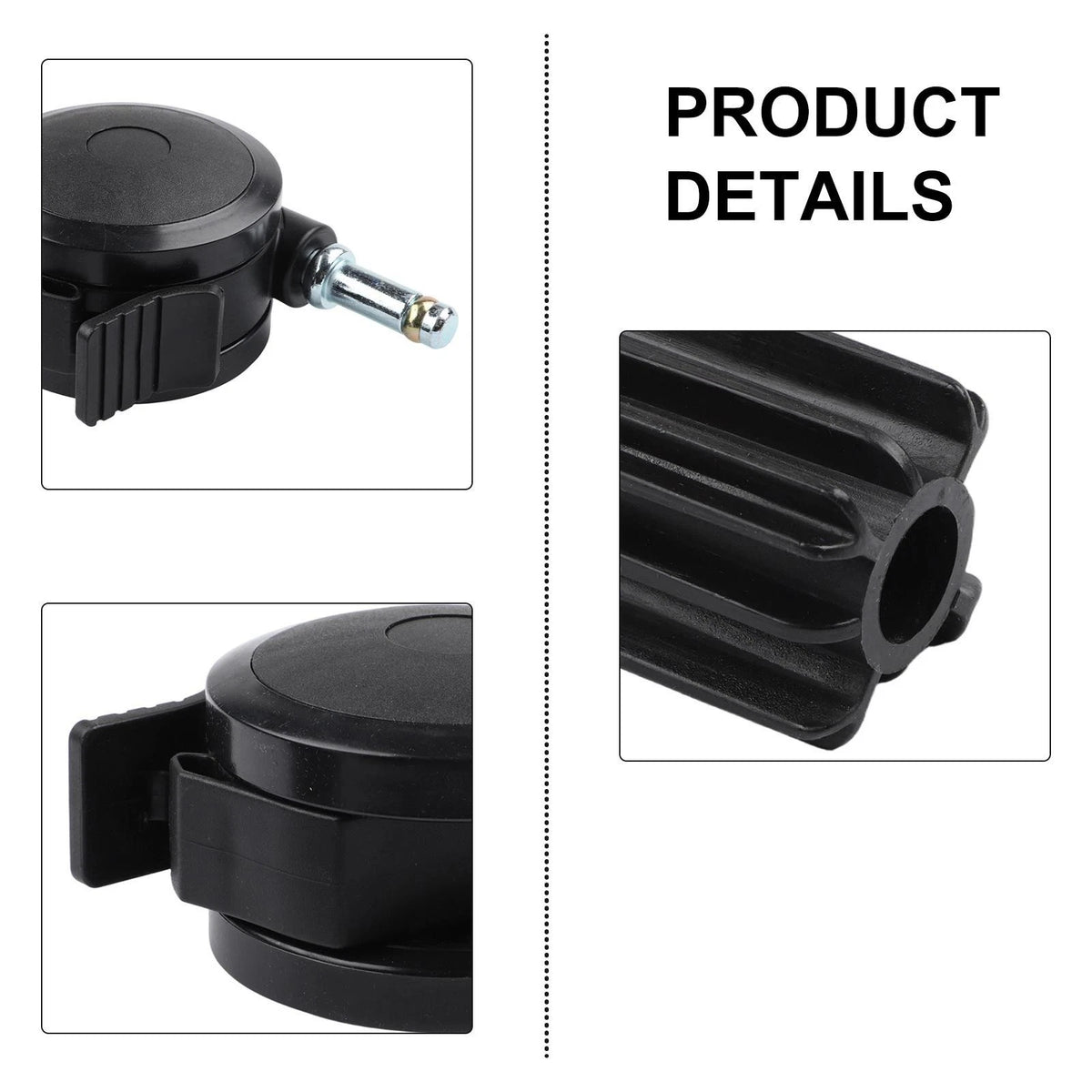 Locking Casters for Easy Installation