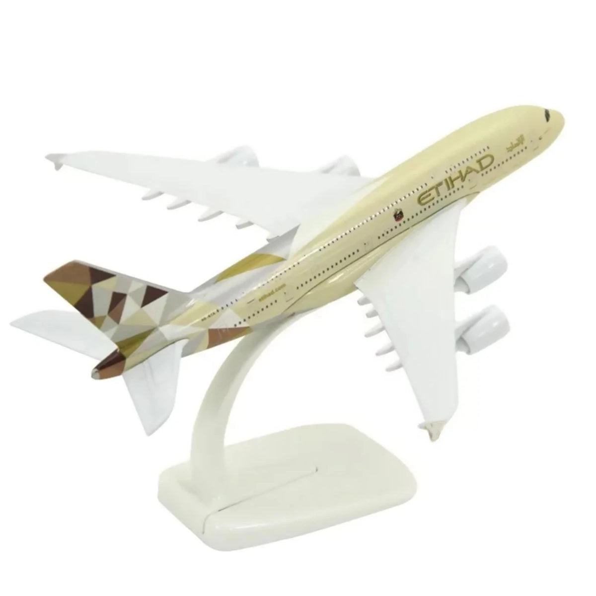 Diecast Alloy Etihad Airlines A380 Model for 1/300 Scale (Finished)