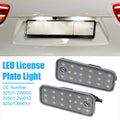 2pcs White LED License Plate Light Replacement for Hyundai Santa Fe (2013–2016)