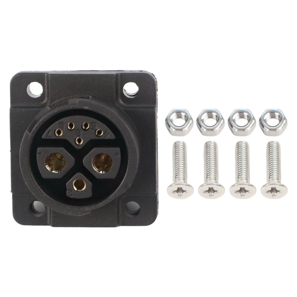 Rugged M23 2+1 Plus 5 Battery Connector for Outdoor Applications