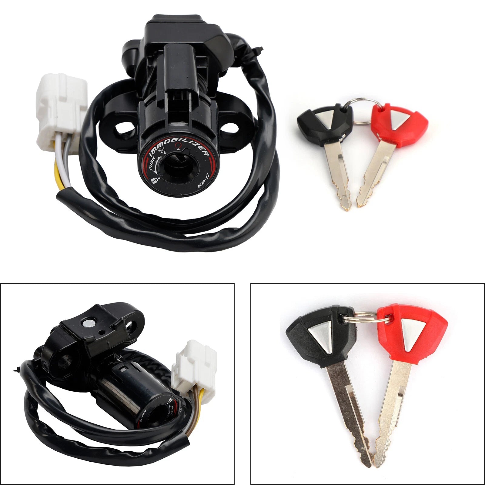 Ignition Switch Keys for Kawasaki ZX636 ZX6R ZX10R Ninja 400R 650 1000 T9