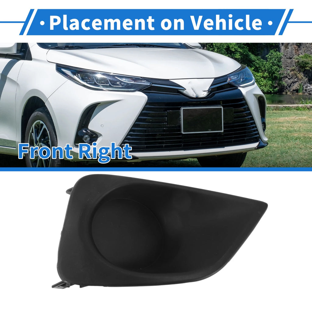 Front Right Fog Light Grill Replacement for Toyota Vios (2013–2016)