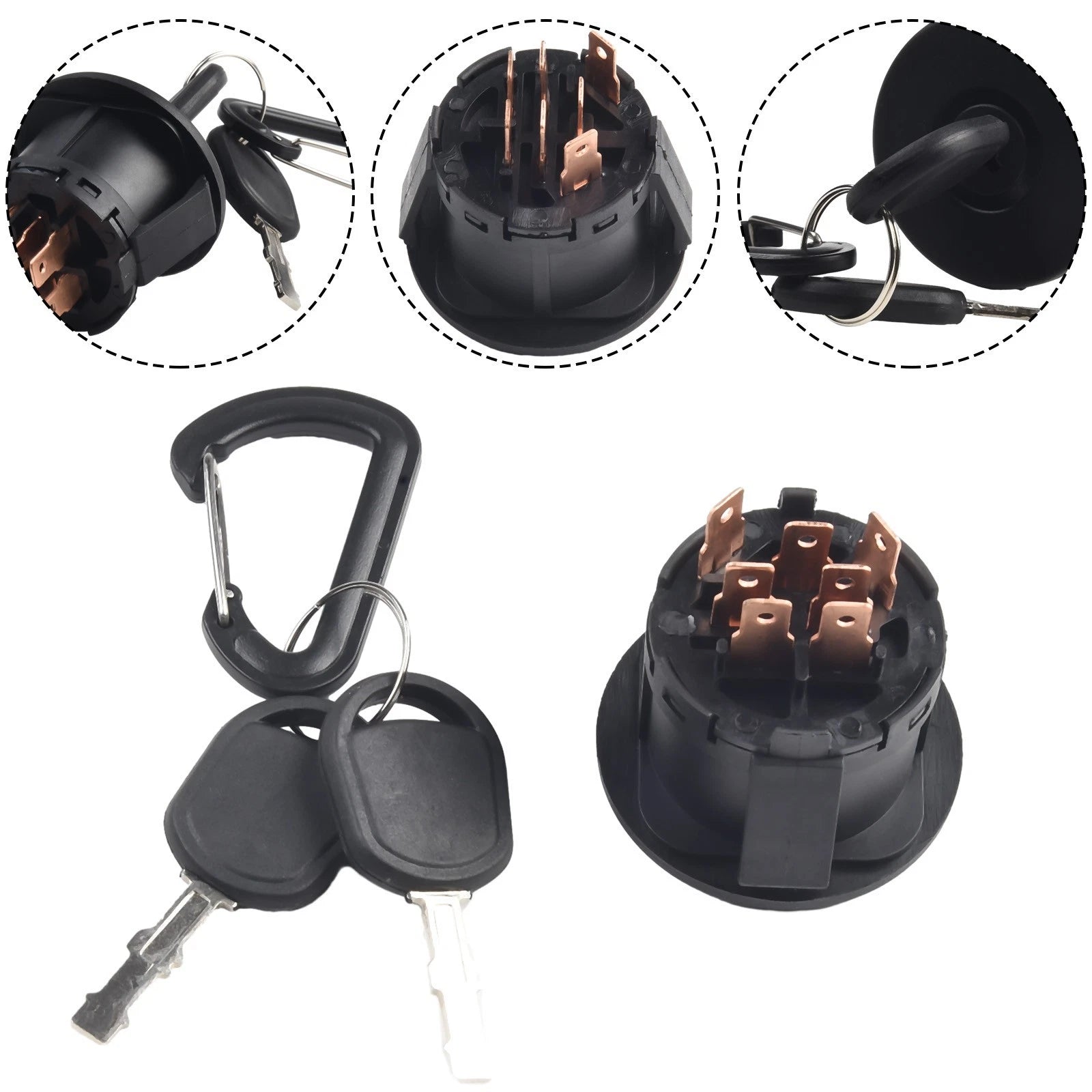 Ignition Key and Switch Assembly for Cadet (92506119, 72504227)