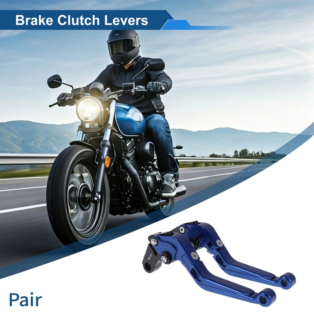 Adjustable Brake Clutch Levers for Honda X11 (1999–2002) Solid Blue