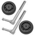 Mower Deck Gauge Wheels and Arms Replacement for John Deere 2025R 2027R 2032R