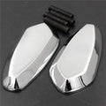 Mirror Block Off Base Plates for Yamaha R6 (1999–2009) Chrome