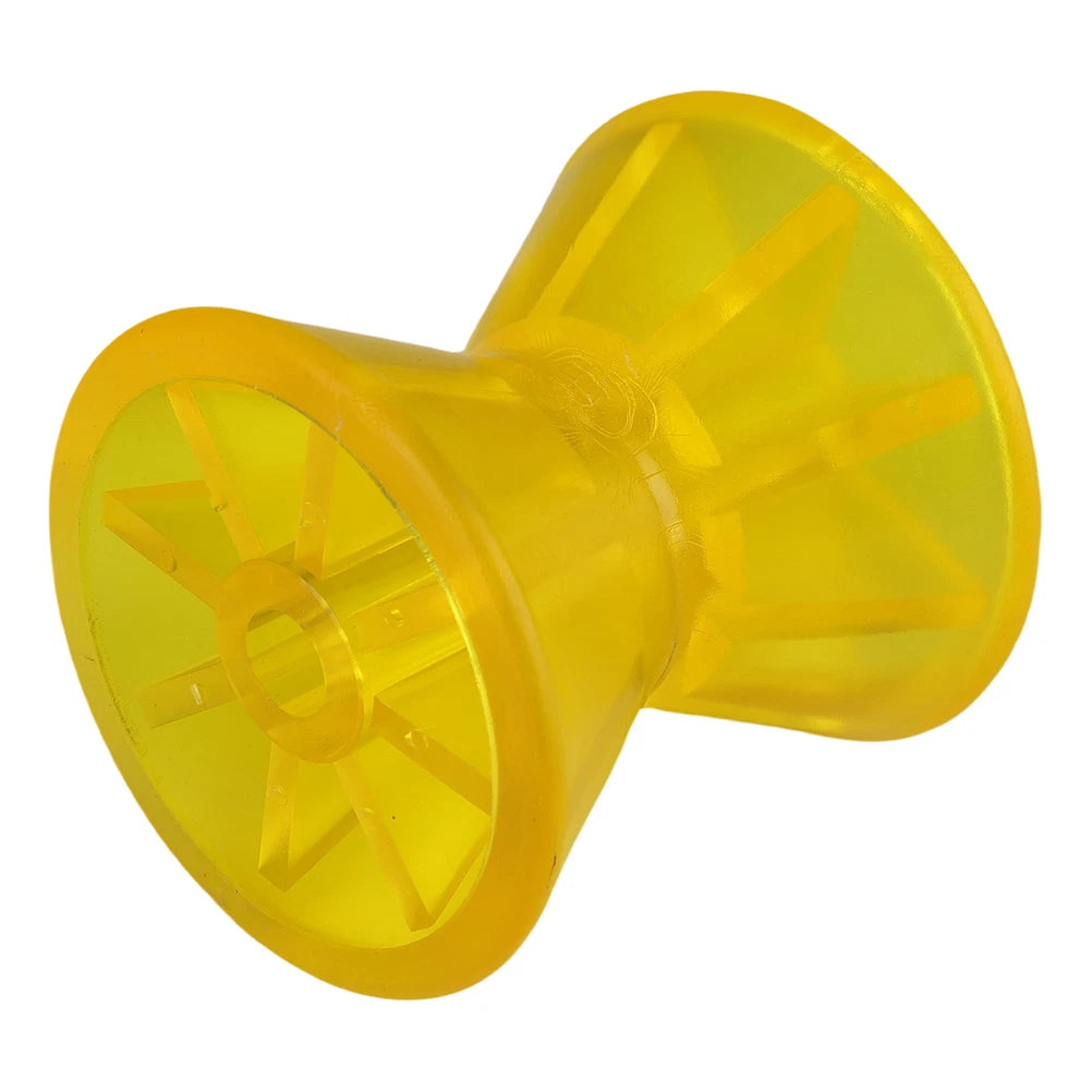 Yellow PVC Bow Roller Support for Boat Trailers (Fits Yacht Motorboat Dinghy)