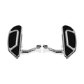 Chrome Rear Passenger Floorboard Kit for Harley Touring (1993–2025)
