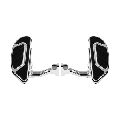 Chrome Rear Passenger Floorboard Kit for Harley Touring (1993–2025)