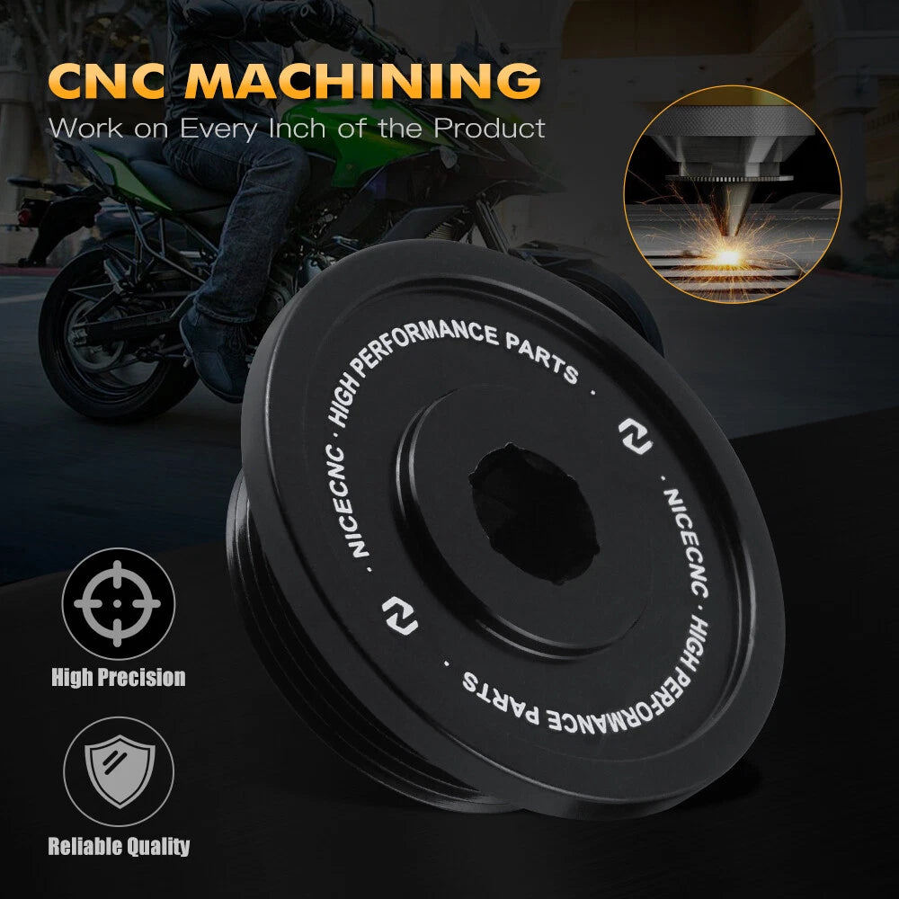 Anodized Engine Cover Cap Plugs for Kawasaki KLR650 (1987–2024)