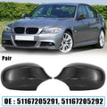 Rear View Mirror Cover Pair Replacement for BMW 323i 328i 335d (2000–2013)