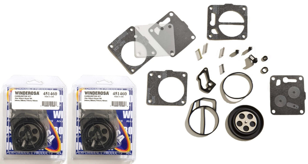 Dual Mikuni Carb Rebuild Kit for Sea Doo 650 717 720 787 800 (SP GS GTX HX XP SPX)