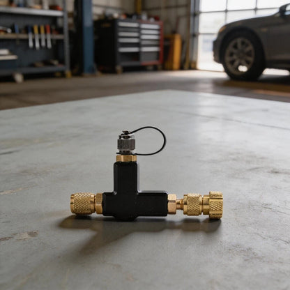 1/4 Inch Valve Core Removal Tool with Sight Glass for HVAC System Repair